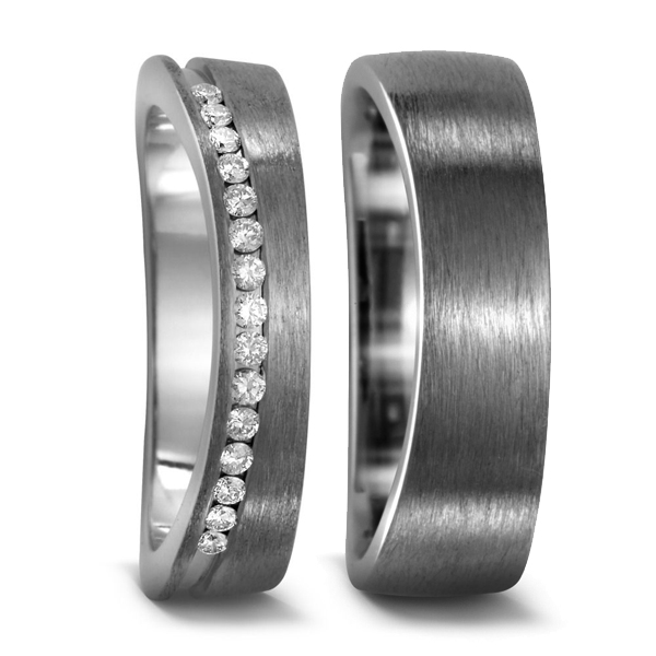 Titanium trouwringen en relatieringen