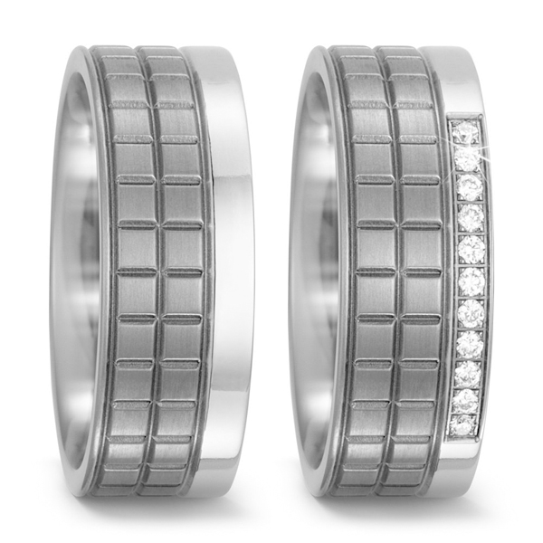 Titanium trouwringen en relatieringen